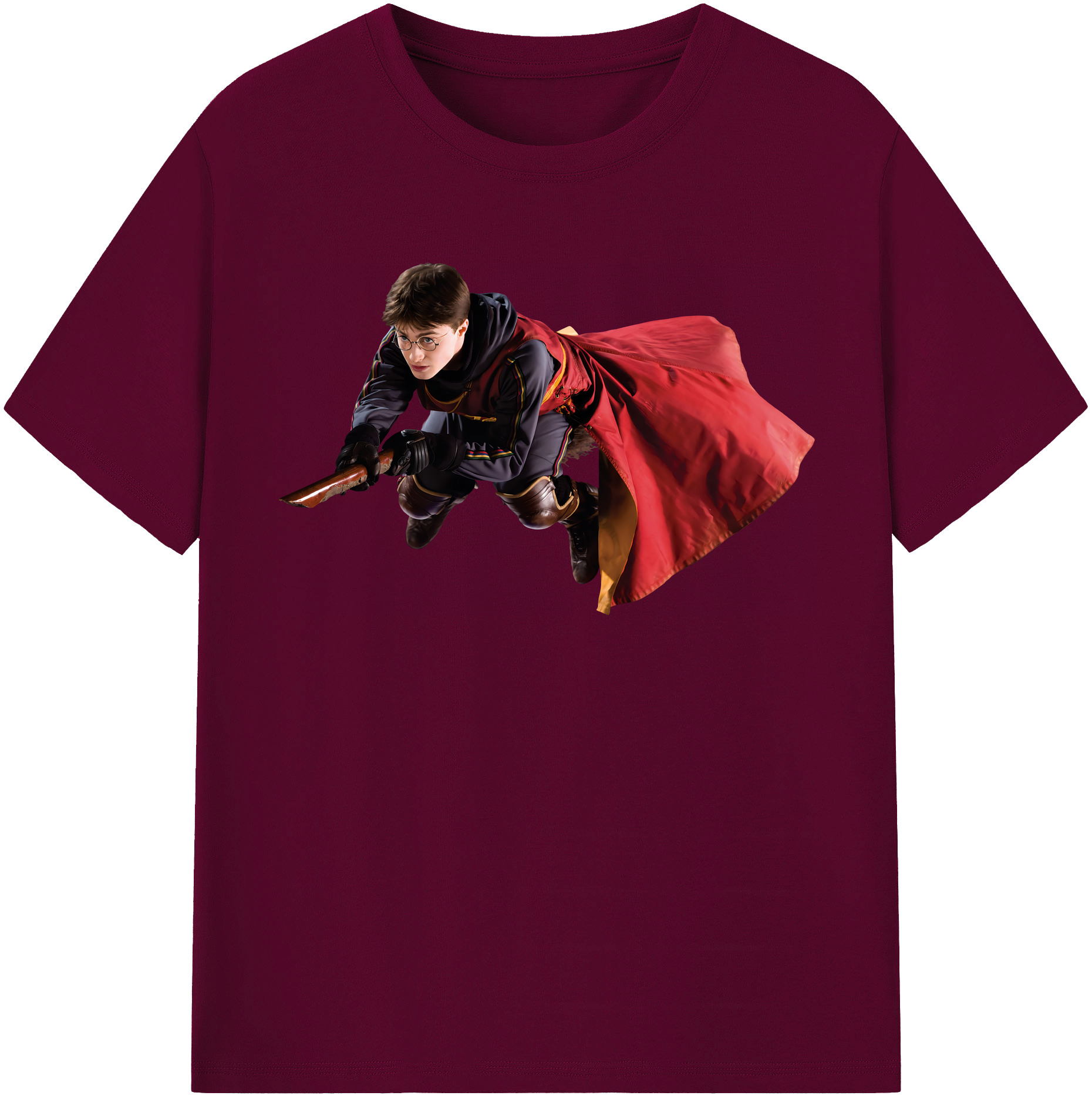 （画像用） Harry Potter ハリー・ポッターシリーズ レディースカジュアルプリントTシャツ（綿100％）